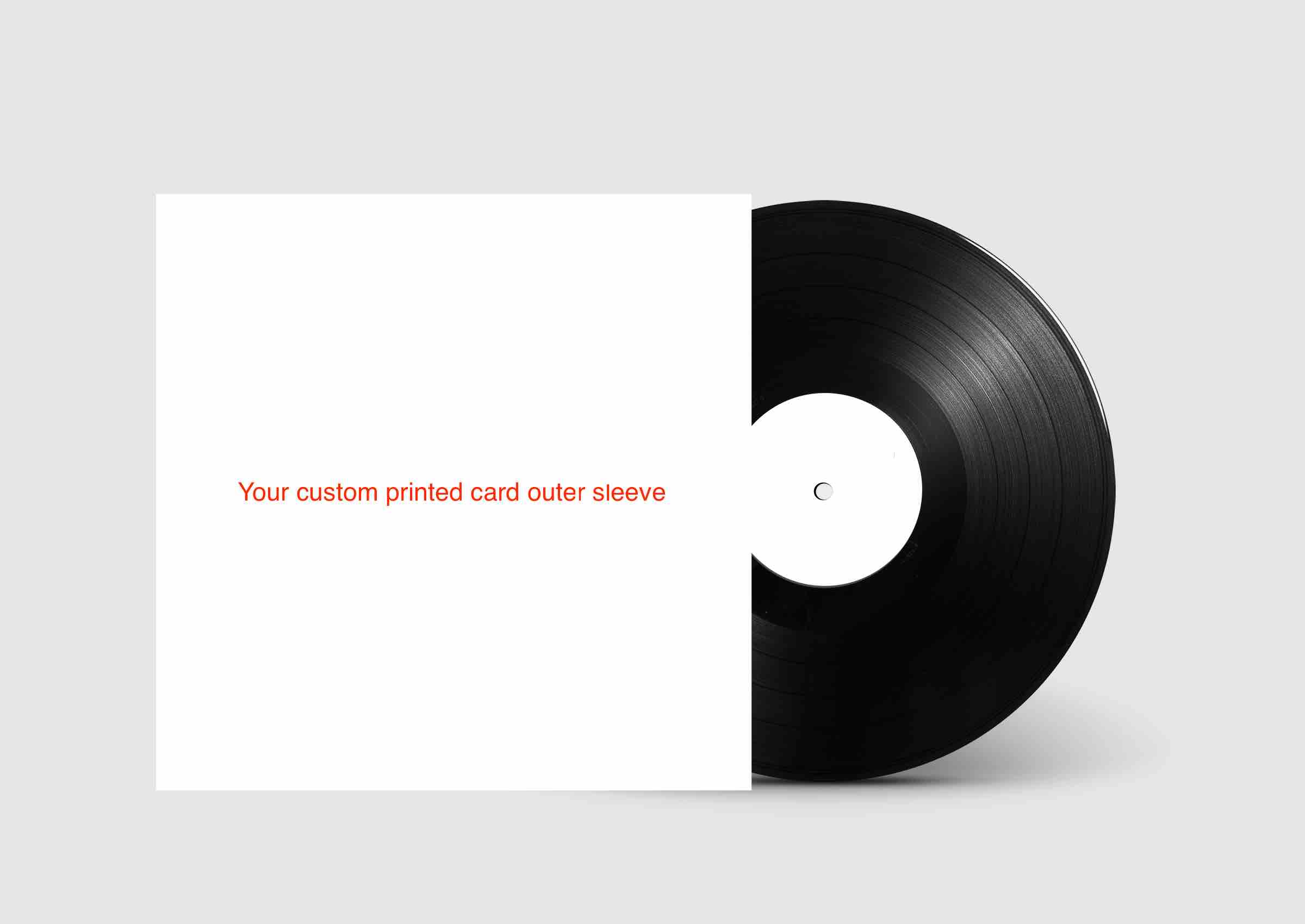Printed card outer sleeve | One Cut Vinyl